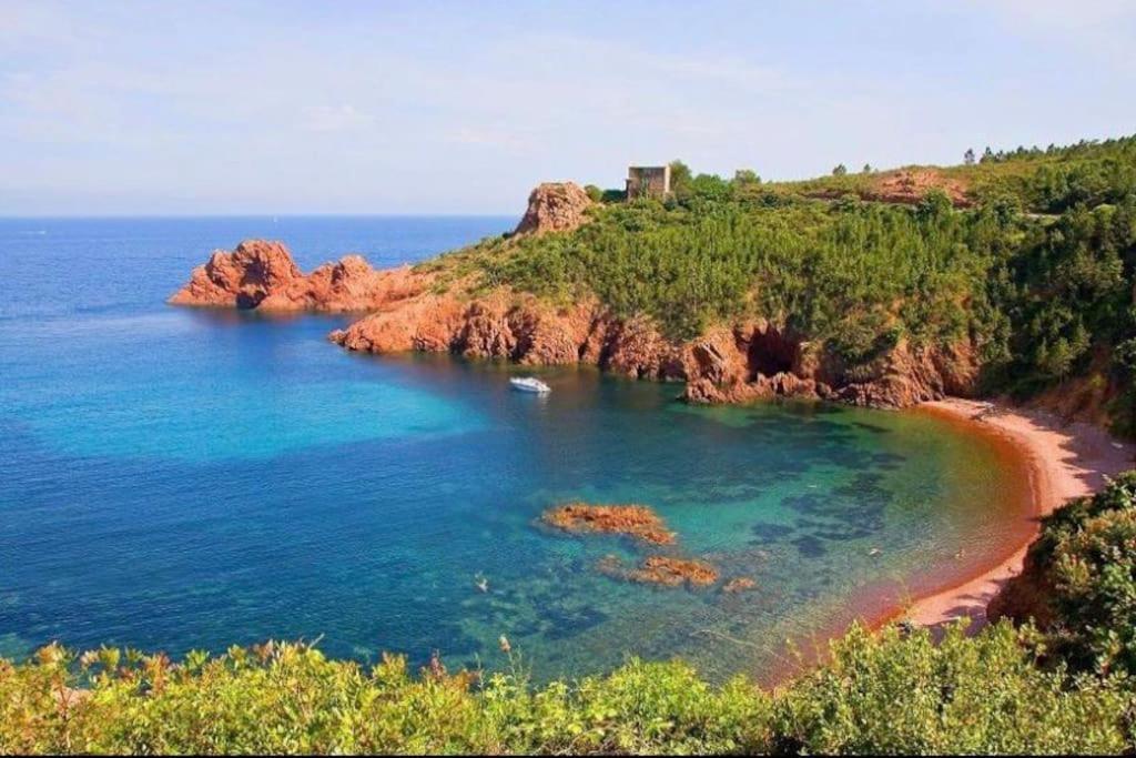 Saint-Raphaël Chaleureux Appartement Face Au Port Sta Lucia, Tout A Pieds, Wifi מראה חיצוני תמונה